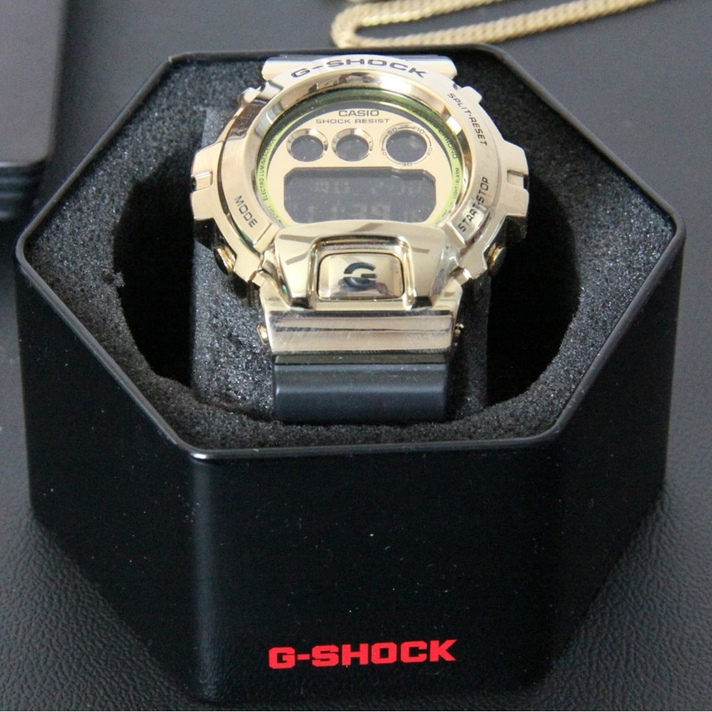 G-Shock Gold and Black Watch